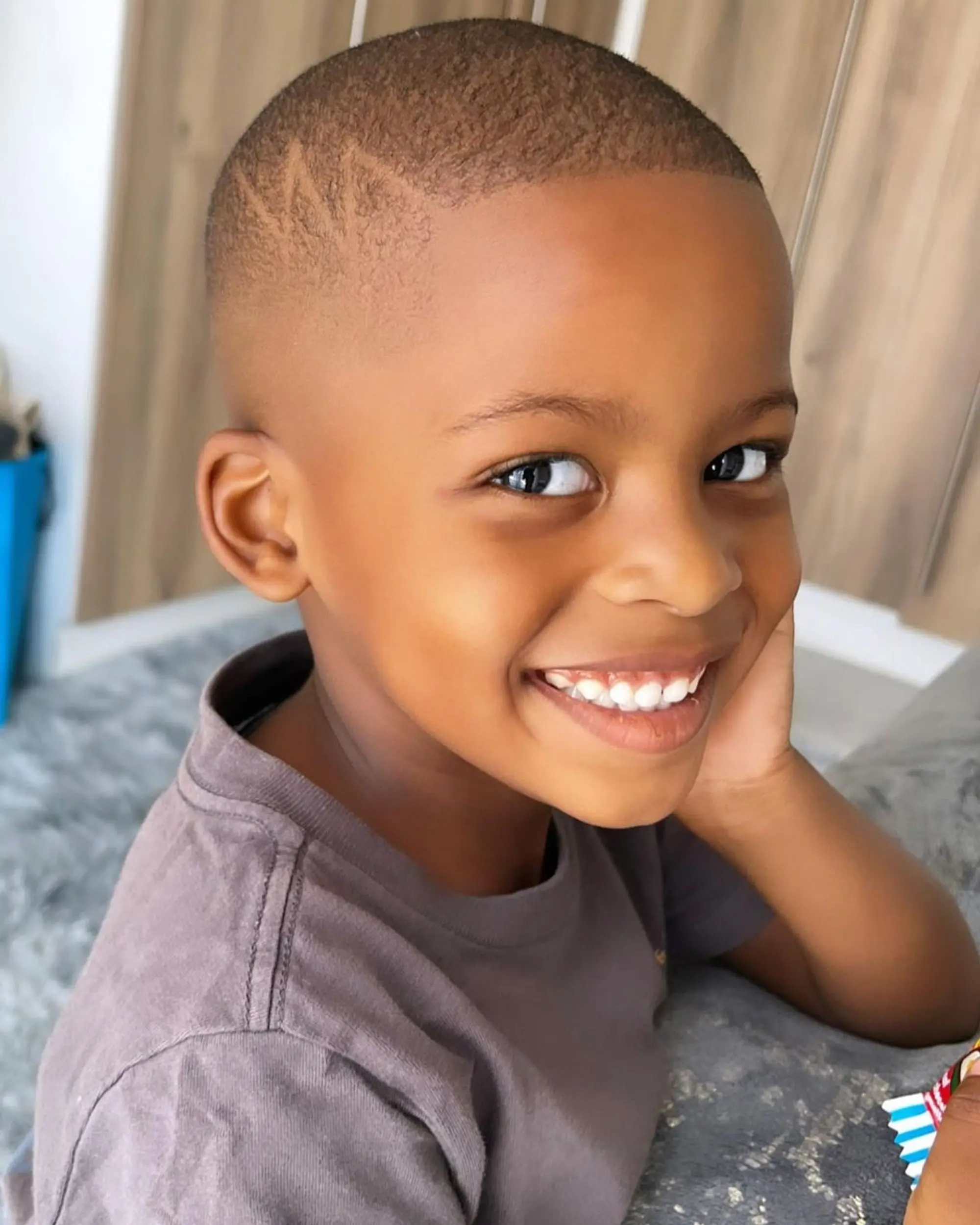 Clean kids haircut from Wasafi Barbershop